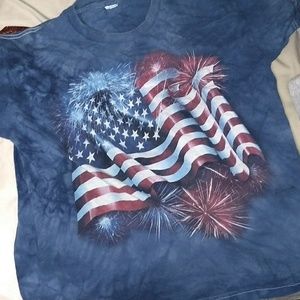 usa flag tee